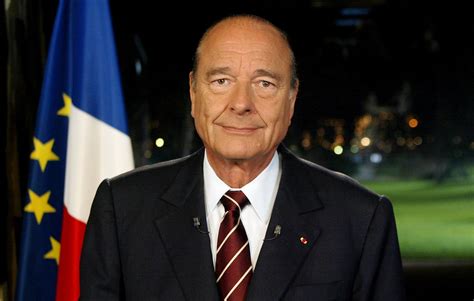 Jacques Chirac en discussion