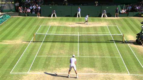 Terrain de tennis en gazon de Wimbledon
