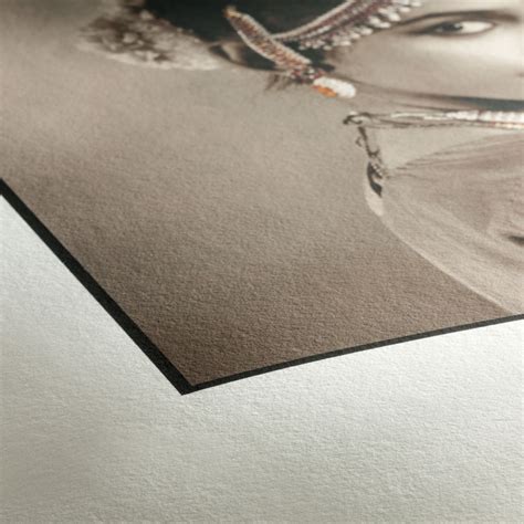 Papiers d'art à bords frangés pour la photographie