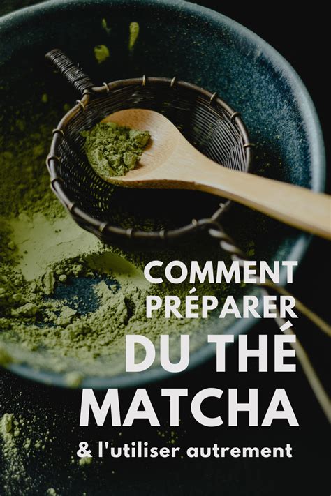 Infographie des nutriments clés dans le thé matcha