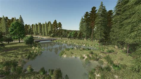 Vue panoramique d'une zone forestière dans Farming Simulator 17