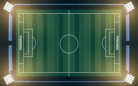 Illustration d'un terrain de football numérique et interface de jeu Fantasy