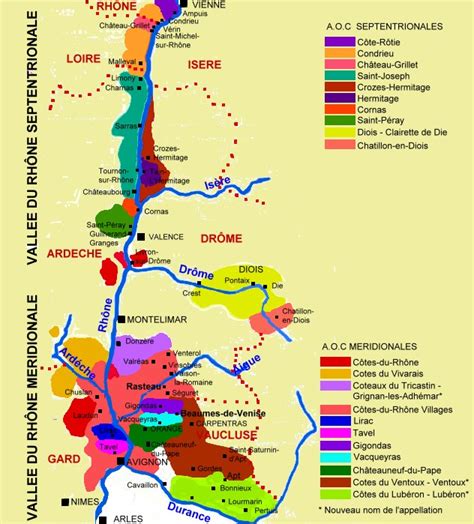 Vignoble de la Vallée du Rhône sous un soleil intense