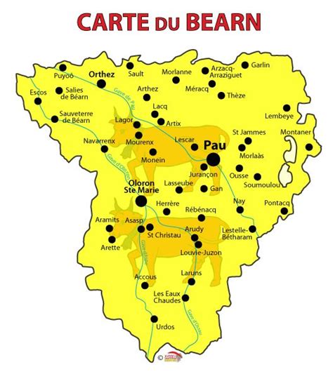 carte agricole du Béarn