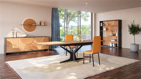 Exemple d'aménagement intérieur utilisant les meubles de la collection Fête du Partage