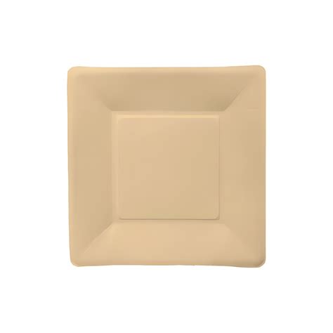 Assiettes en fibres de bambou